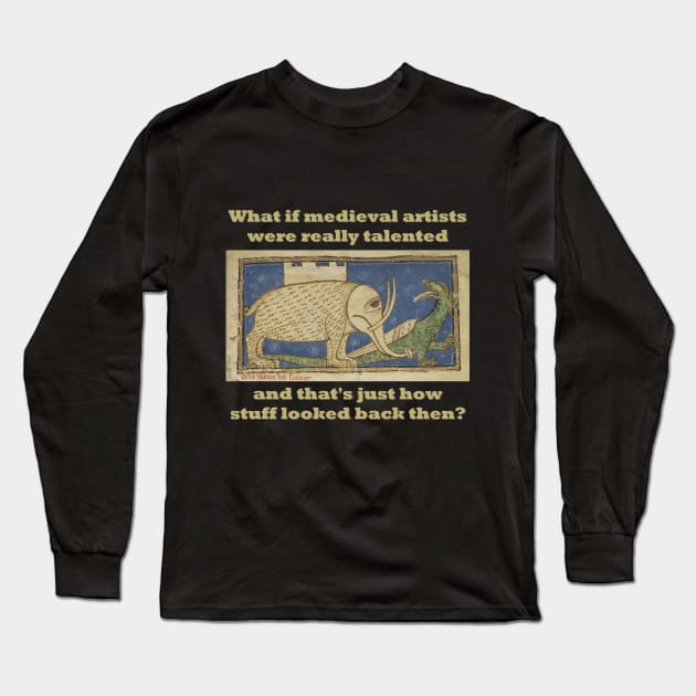 Medieval artists Long Sleeve T-Shirt by nomoji